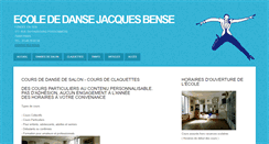 Desktop Screenshot of jacquesbense.com